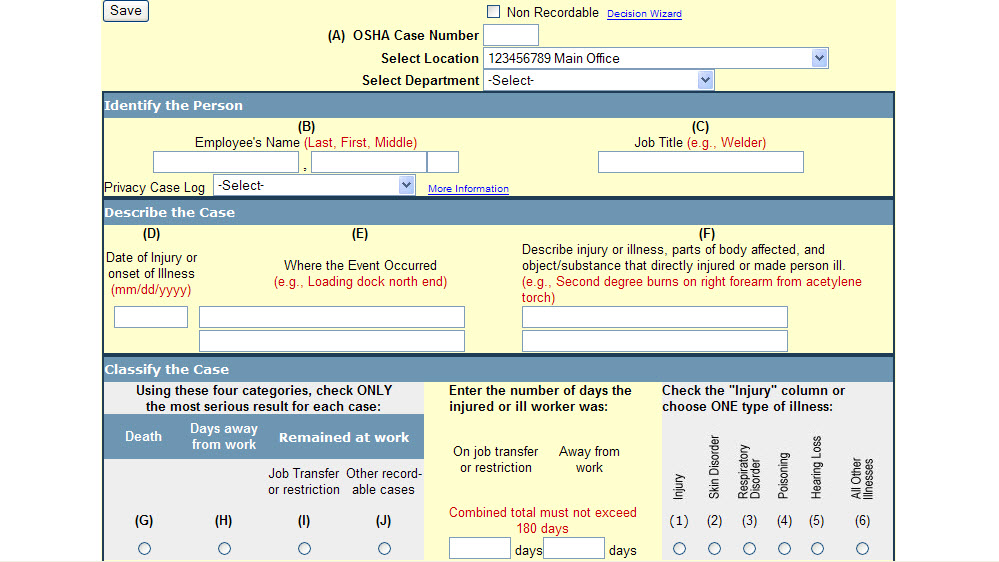 Difference Between Osha 300 And 300a Log