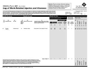 osha300online - Sample Screenshots for OSHA 300 Log Management
